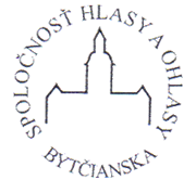Logo Spoločnosti hlasy a ohlasy Bytčianska v Bytči